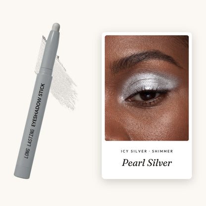 kin Eyeshadow stick in Pearl Silver